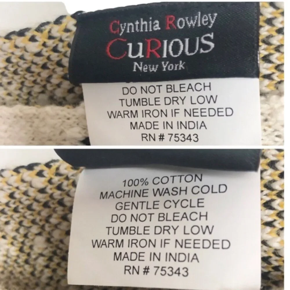 Cynthia‎ Rowley Halloween Haunted House Throw Blanket Beige Bats Pumpkins Decor